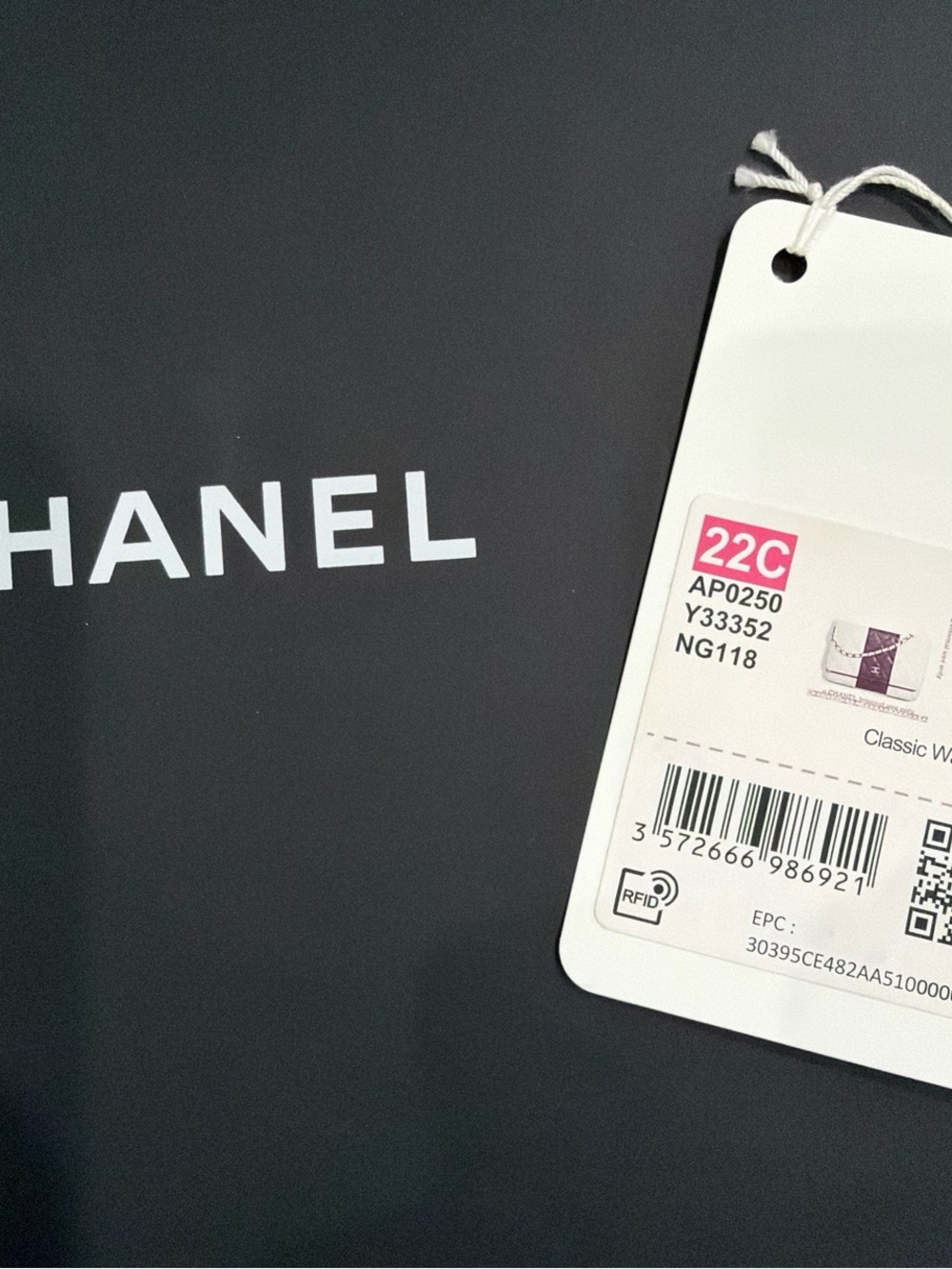 Chanel 22C Mint Green Quilted Wallet On Chain Bag - Picture 12 of 12